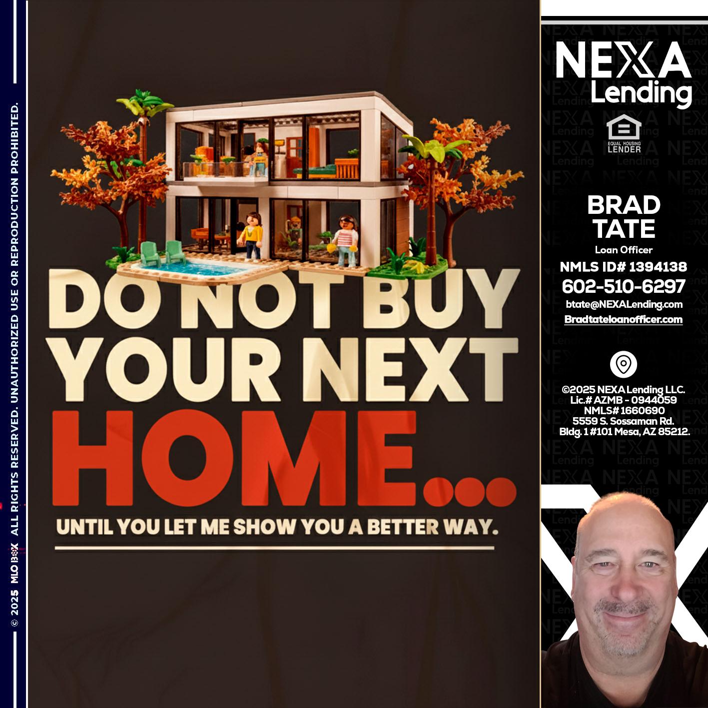 DO NOT BUY - Brad Tate -Loan Officer