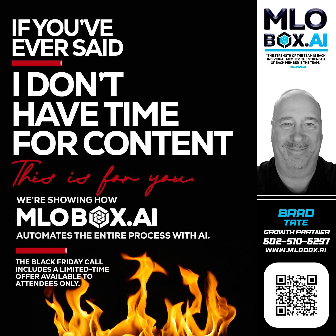 if you - Brad Tate -Loan Officer