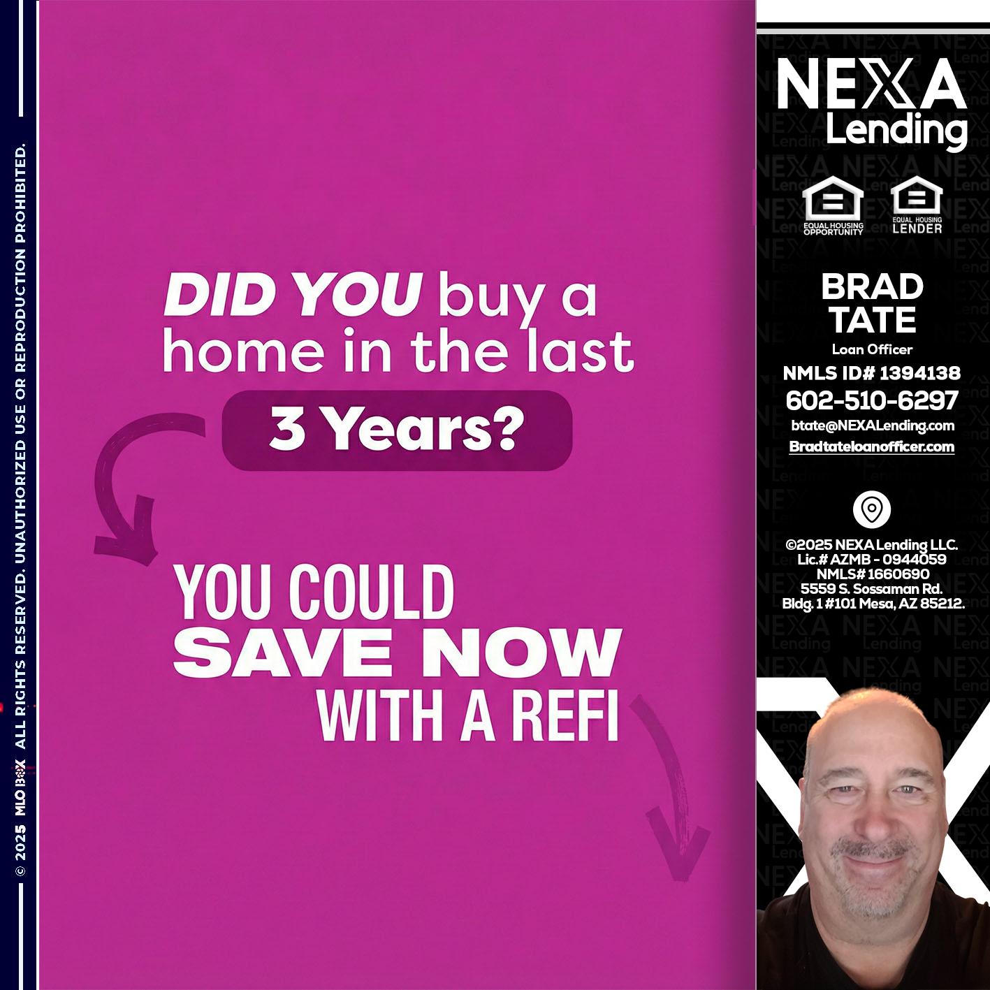 did you - Brad Tate -Loan Officer