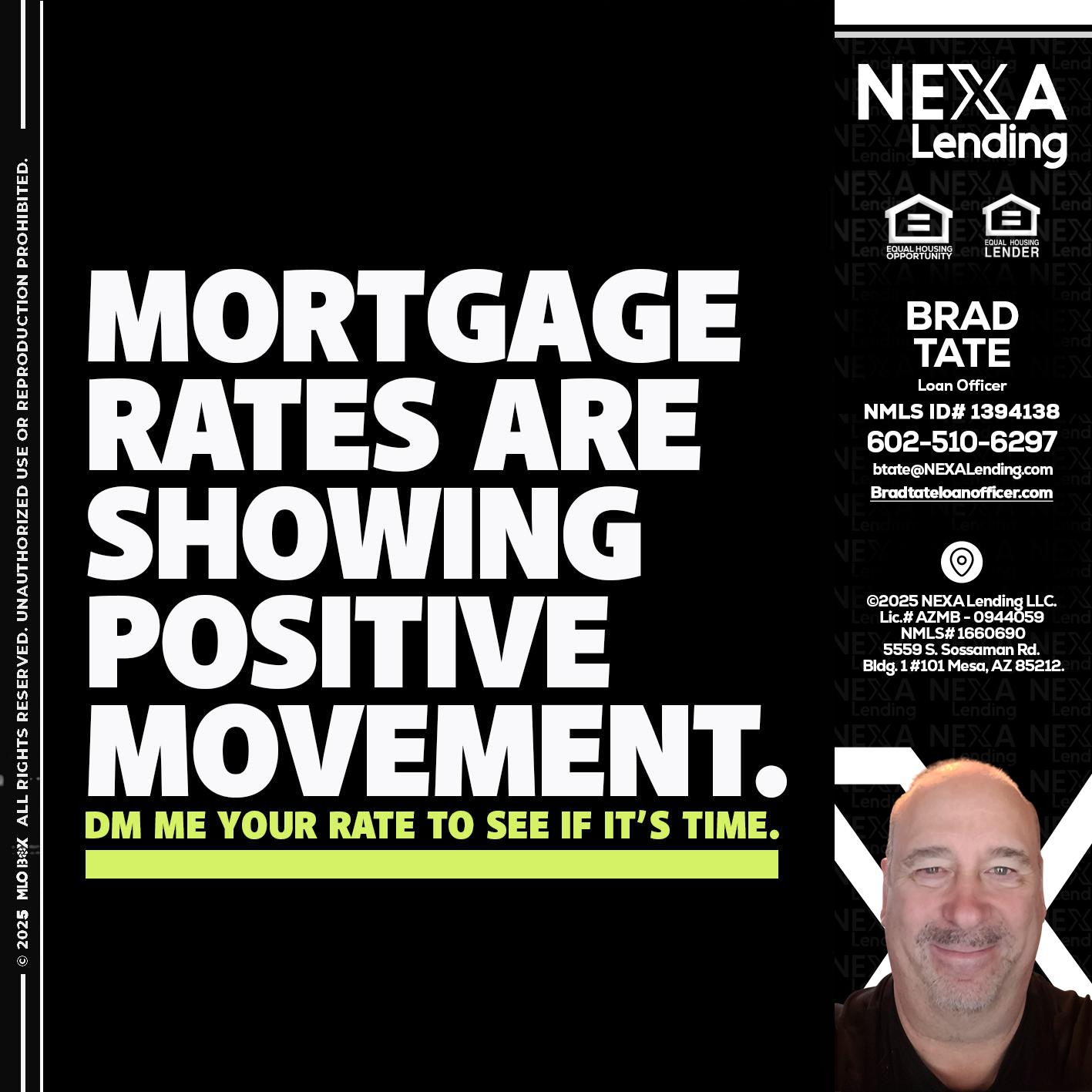 MORTGAGE - Brad Tate -Loan Officer