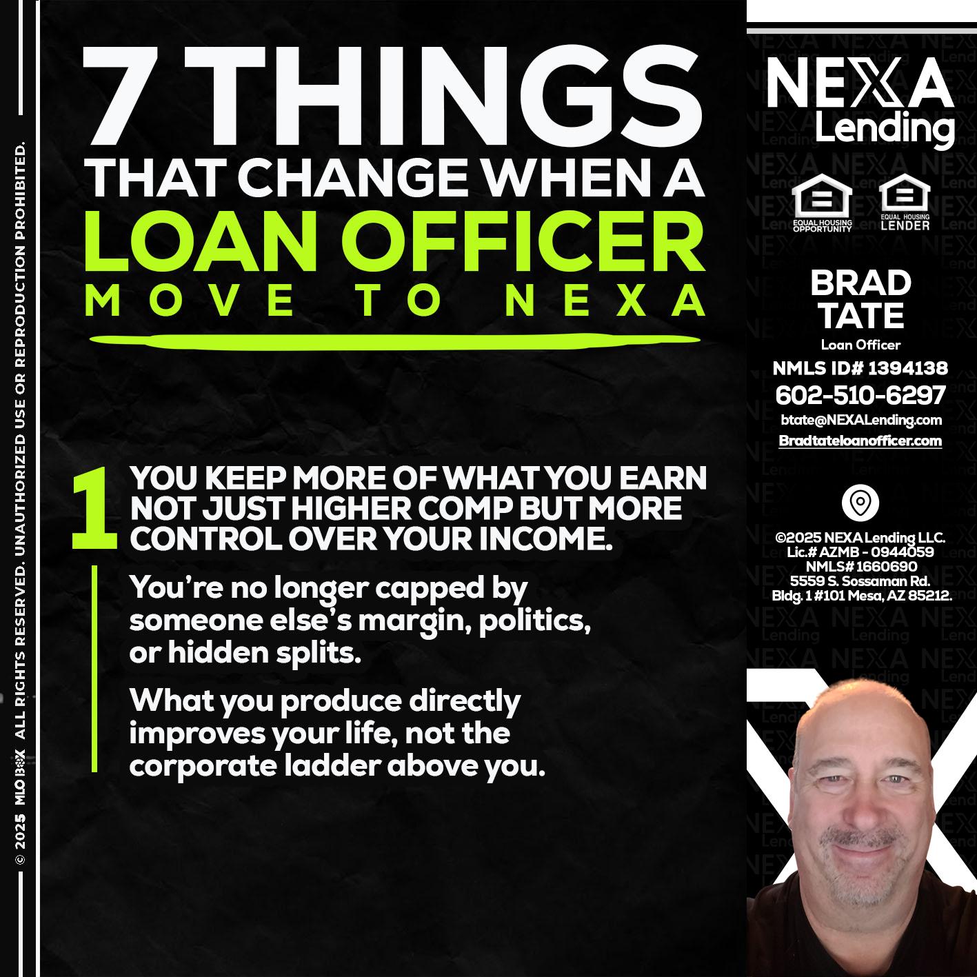 7 THINGS (1) - Brad Tate -Loan Officer