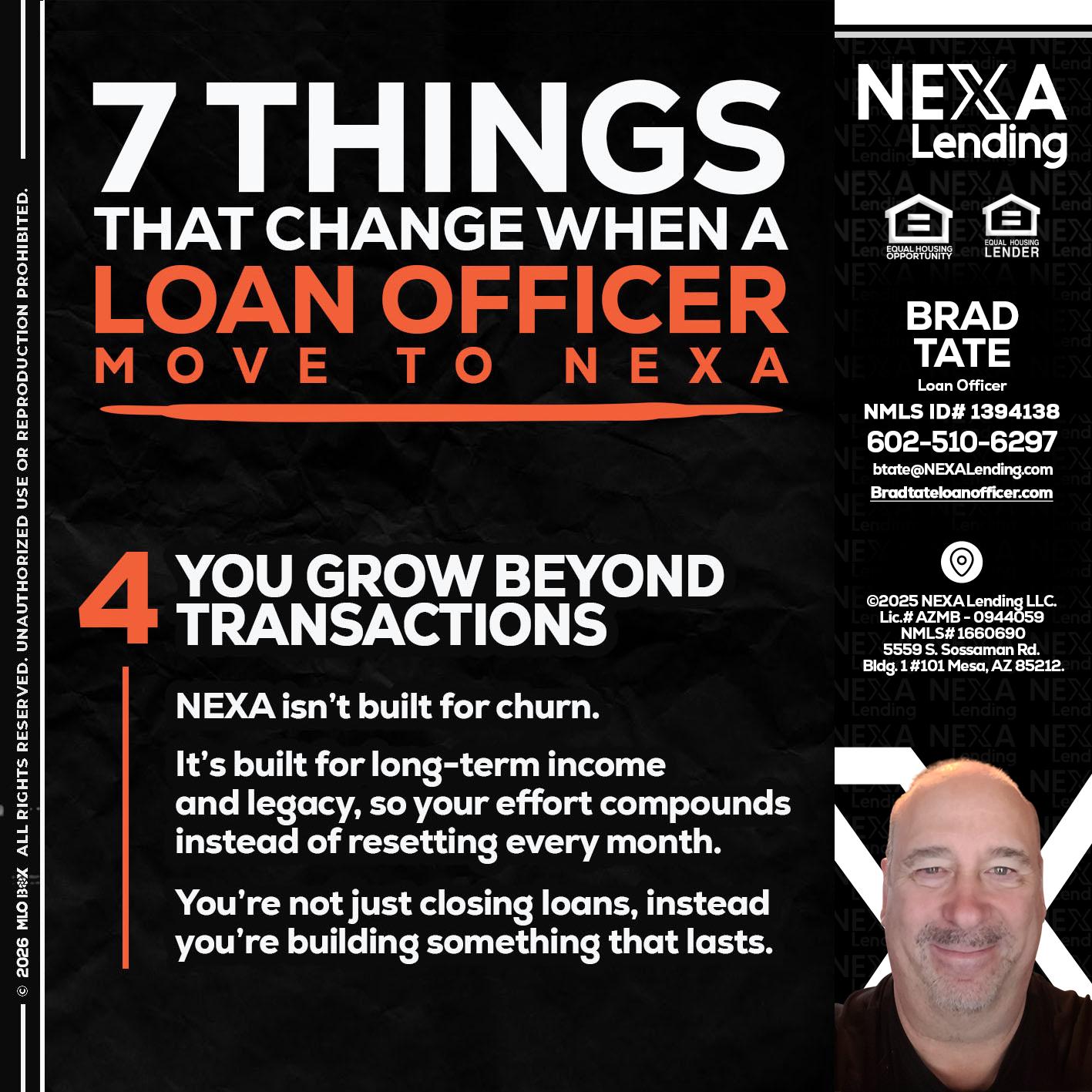 7 THINGS (4) - Brad Tate -Loan Officer