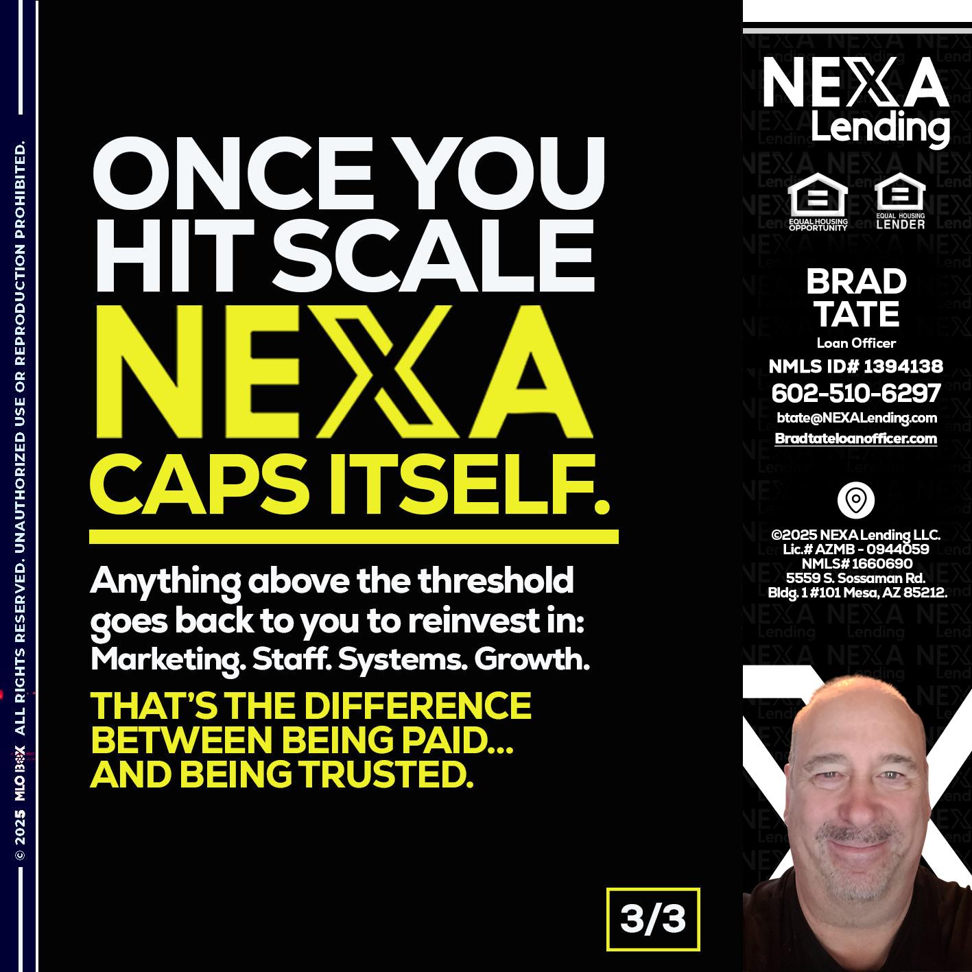 3 OF 3 - Brad Tate -Loan Officer