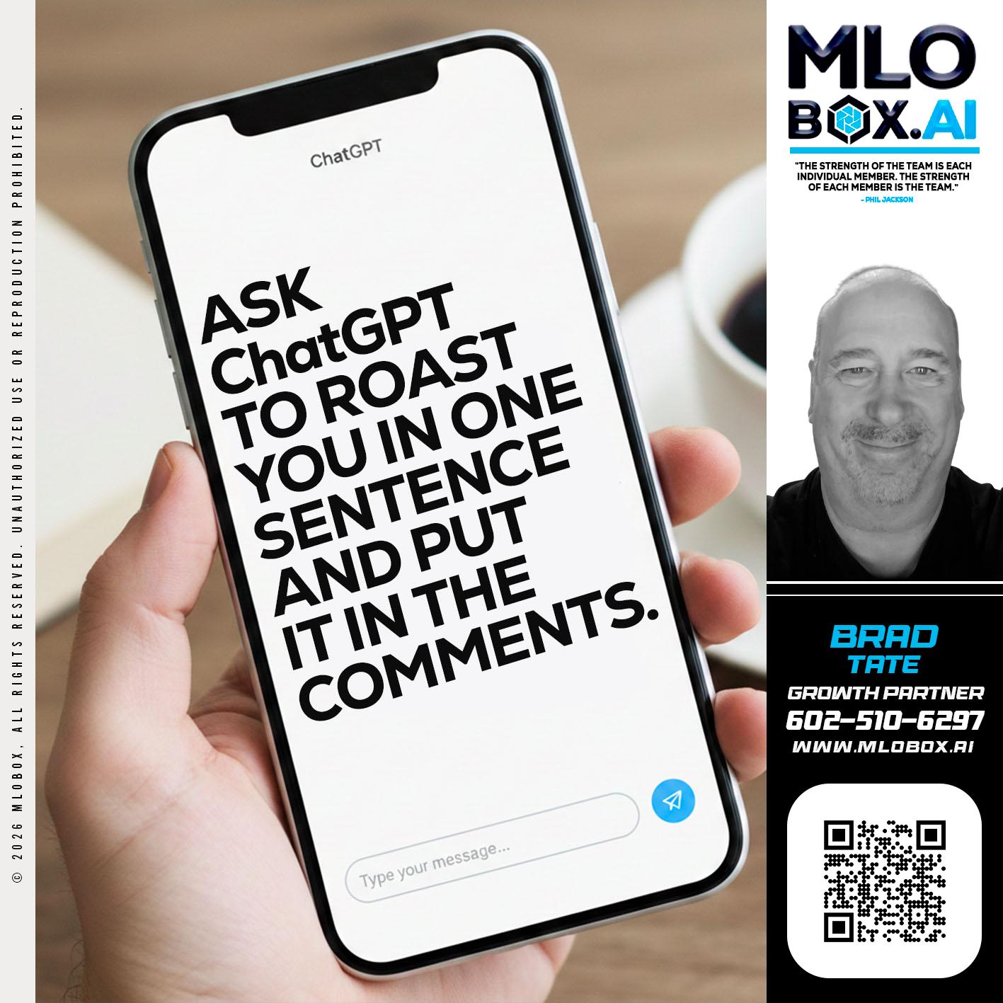 ASK CHAT GPT - Brad Tate -Loan Officer