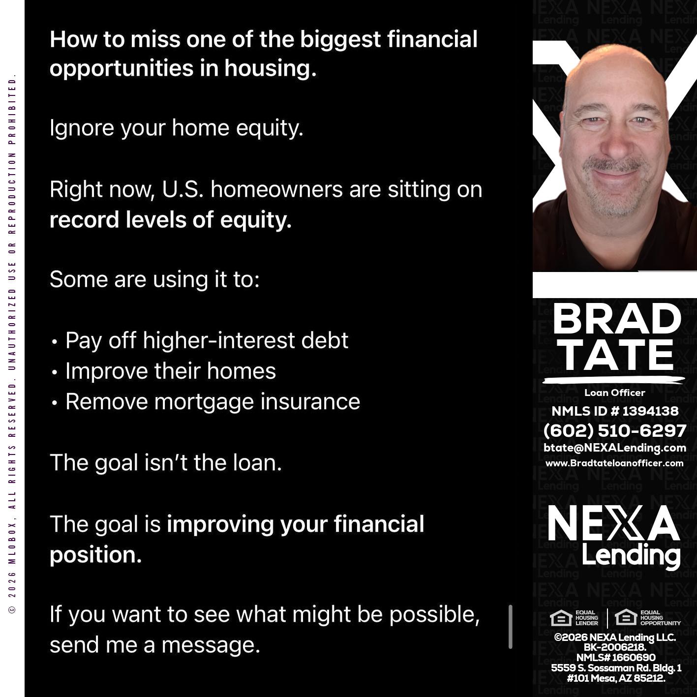 how to miss - Brad Tate -Loan Officer