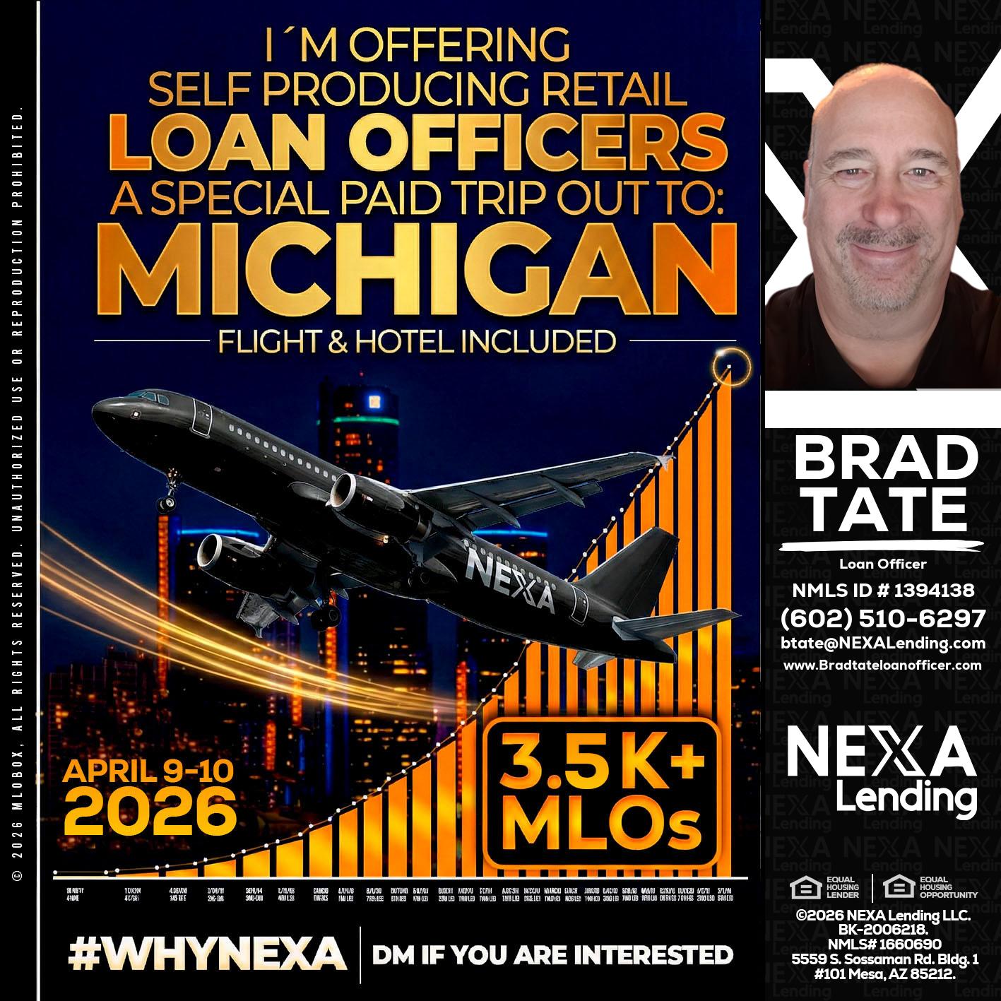 3.5K - Brad Tate -Loan Officer