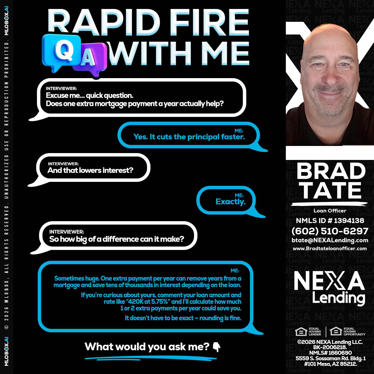 RAPID Q&A - Brad Tate -Loan Officer
