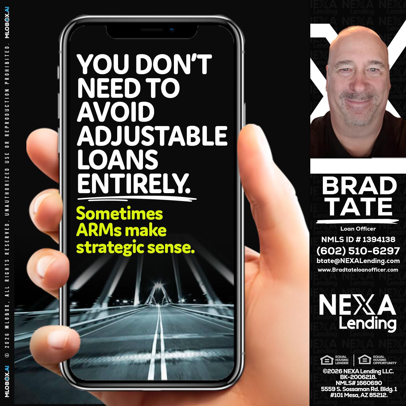 YOU DONT NEED - Brad Tate -Loan Officer