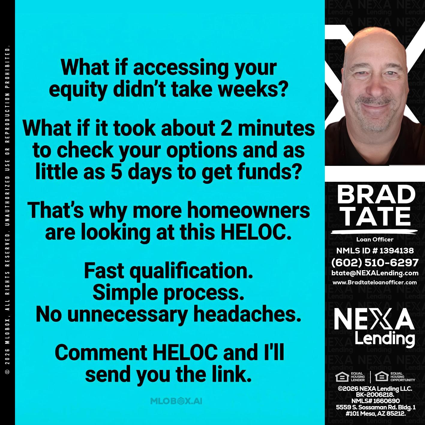 what if - Brad Tate -Loan Officer