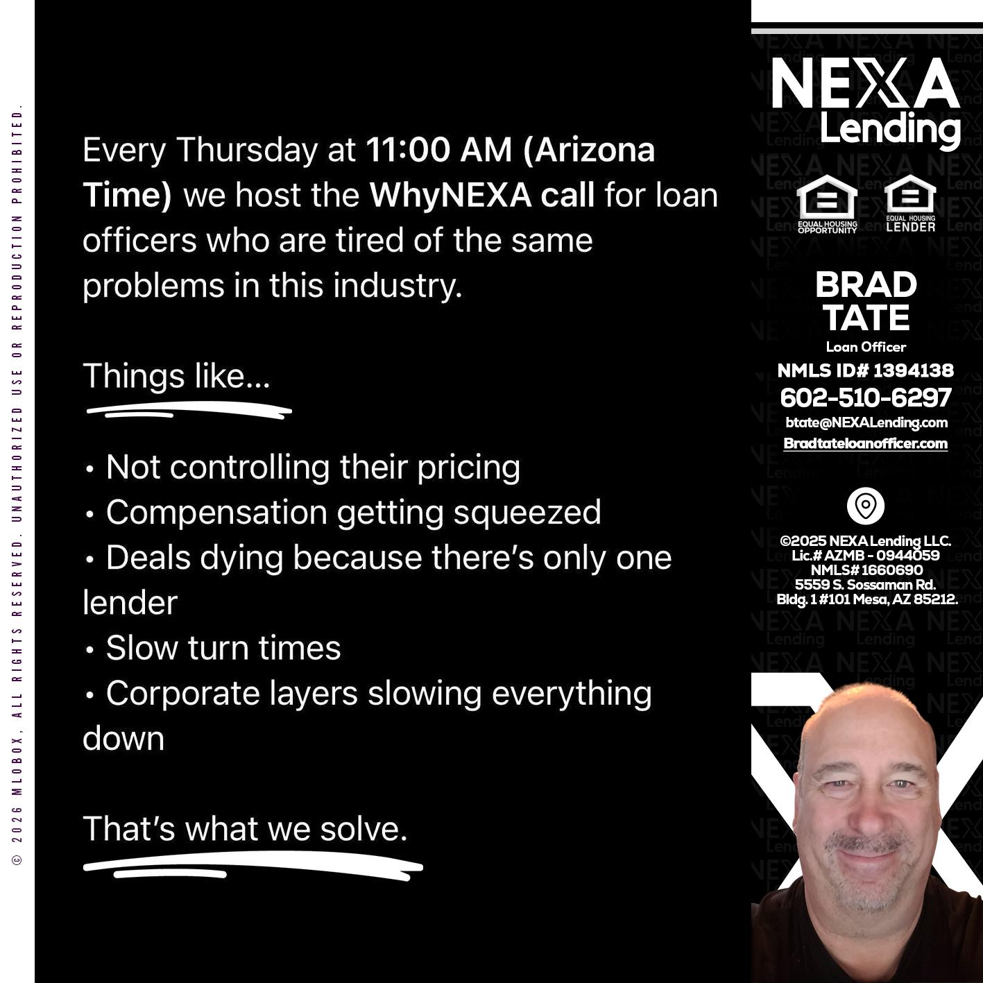 WHY NEXA - Brad Tate -Loan Officer