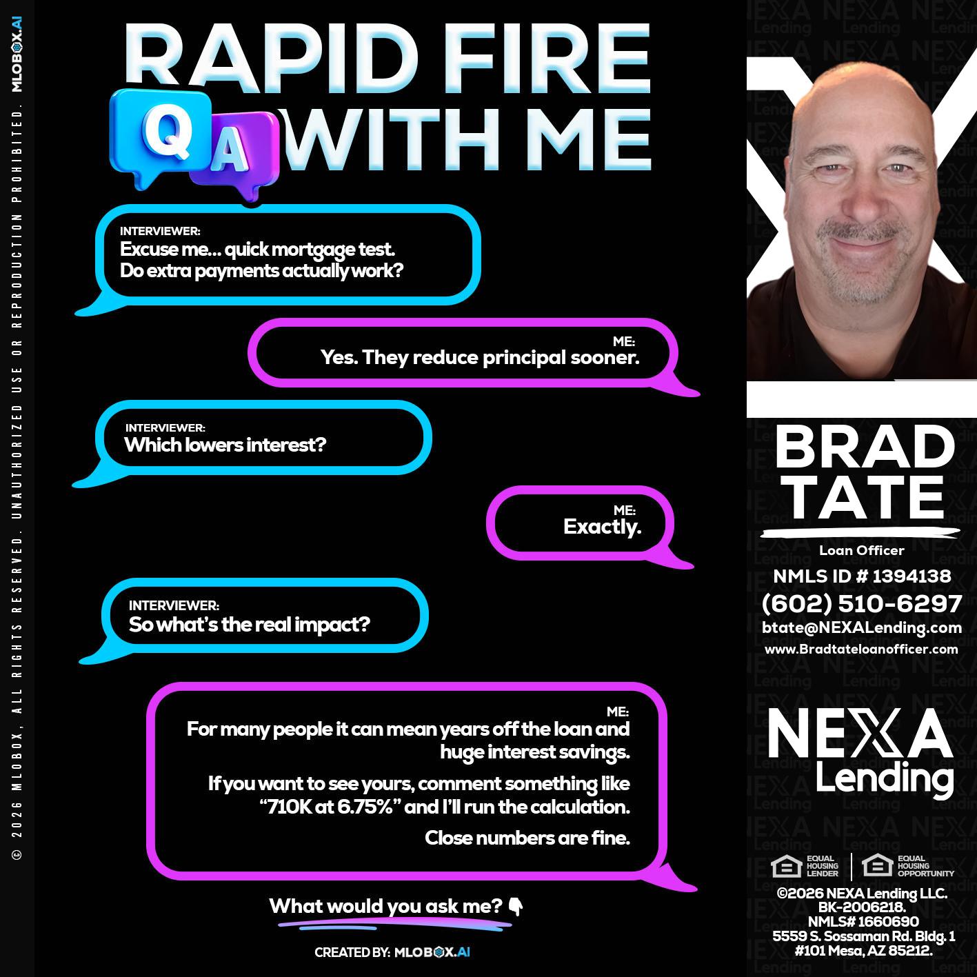 RAPID QA - Brad Tate -Loan Officer