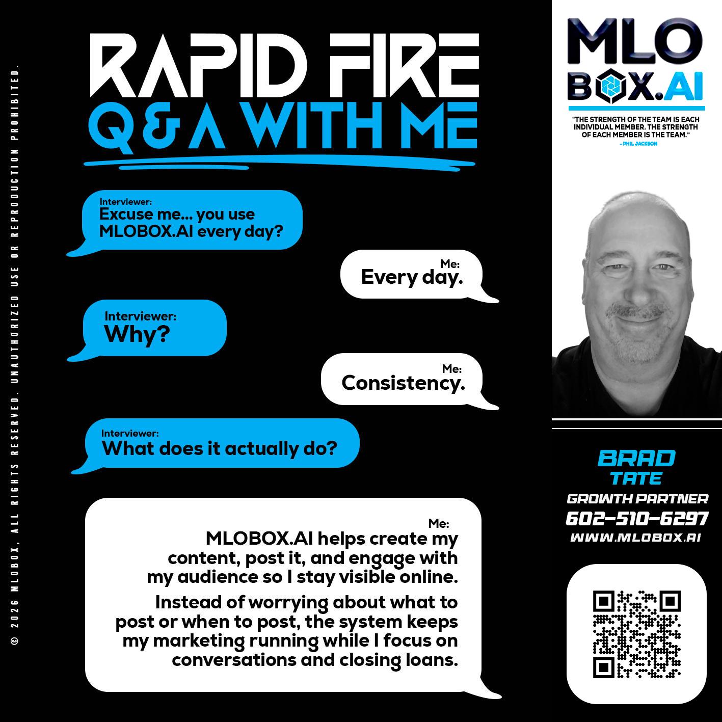 RAPID Q&A - Brad Tate -Loan Officer