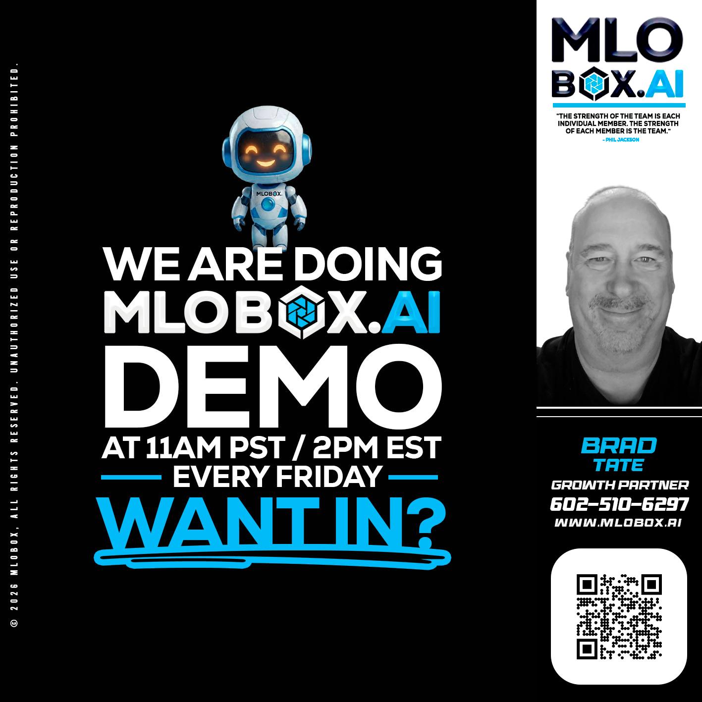 WE ARE DOING - Brad Tate -Loan Officer