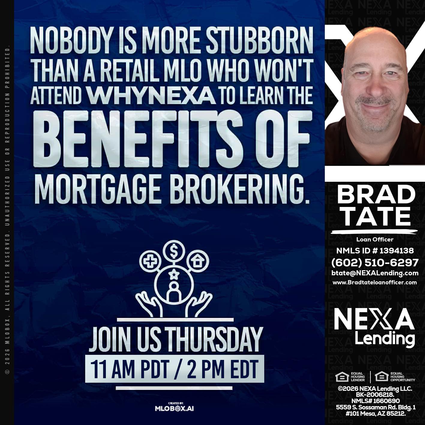 WHY NEXA - Brad Tate -Loan Officer