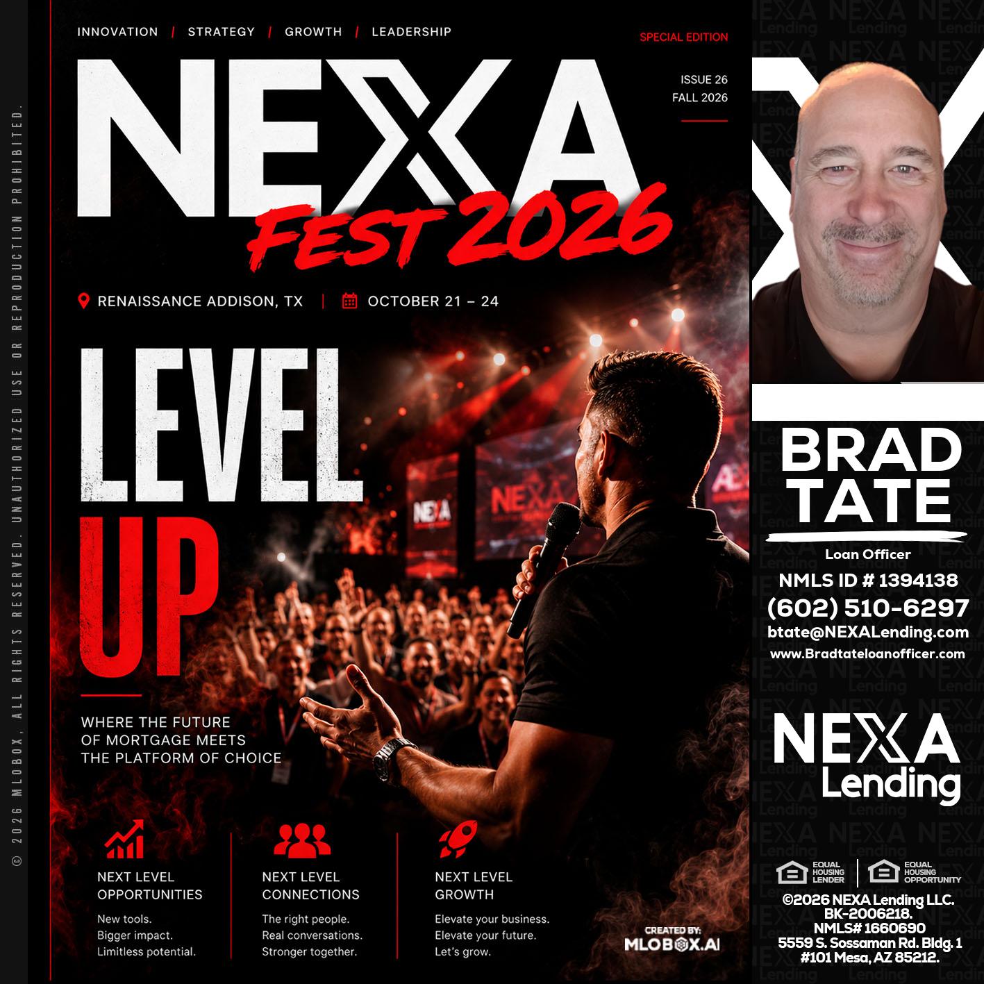 NEXA FEST 2026 - Brad Tate -Loan Officer