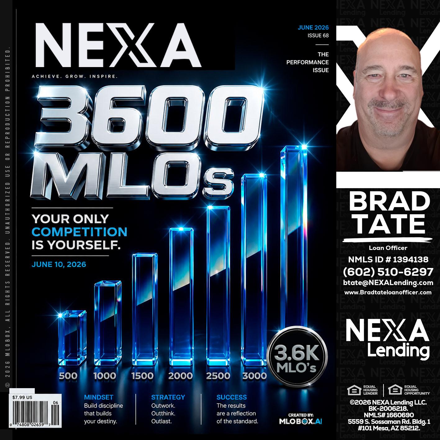 3600 MLOs - Brad Tate -Loan Officer