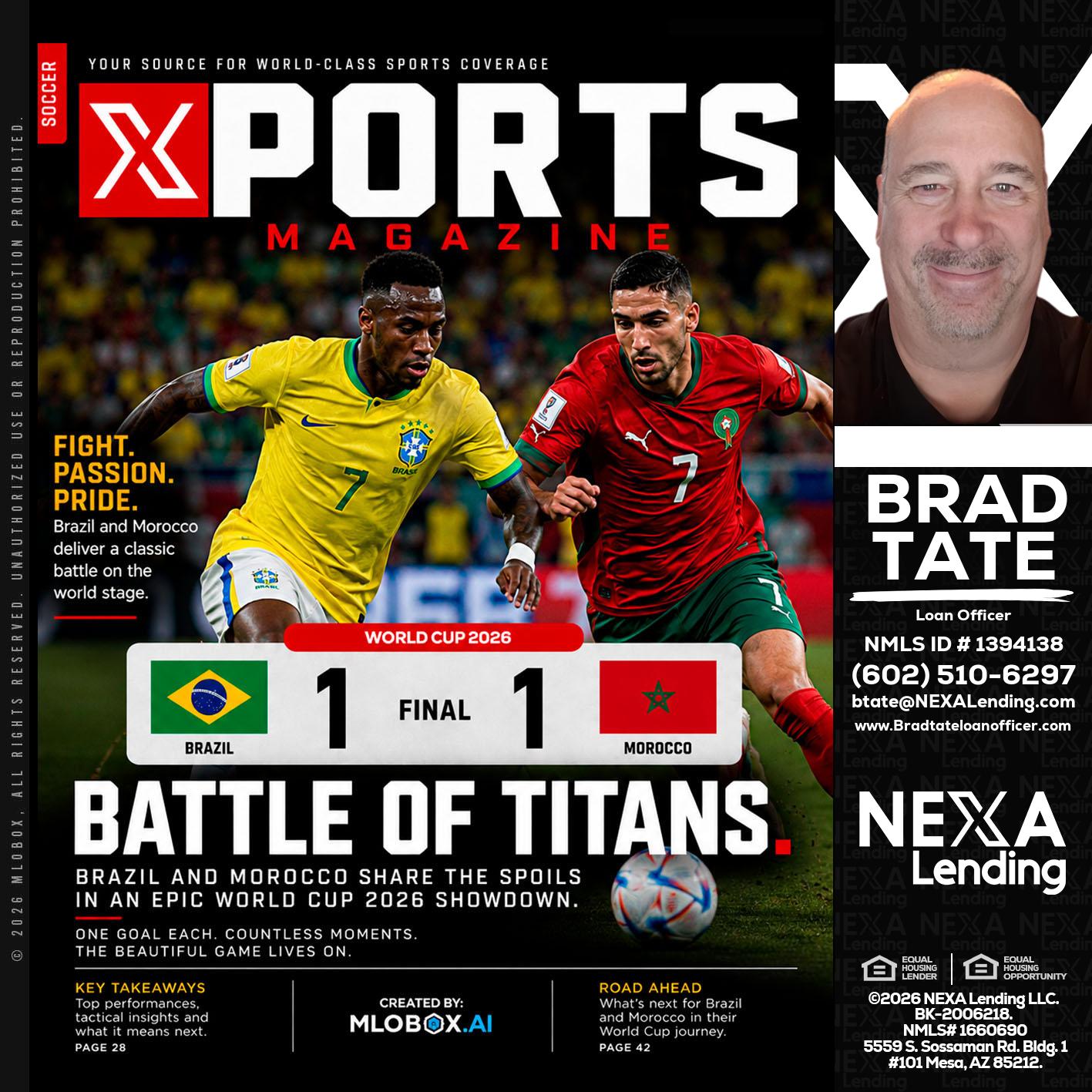 XPORTS - Brad Tate -Loan Officer