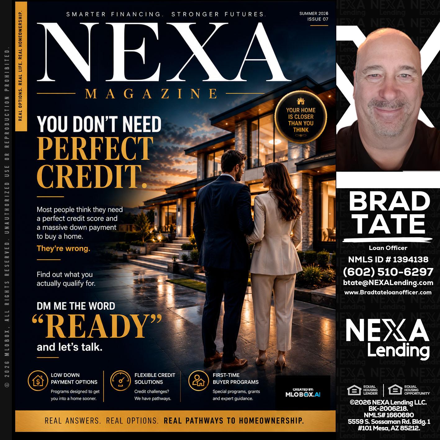 NEXA MAGAZINE - Brad Tate -Loan Officer