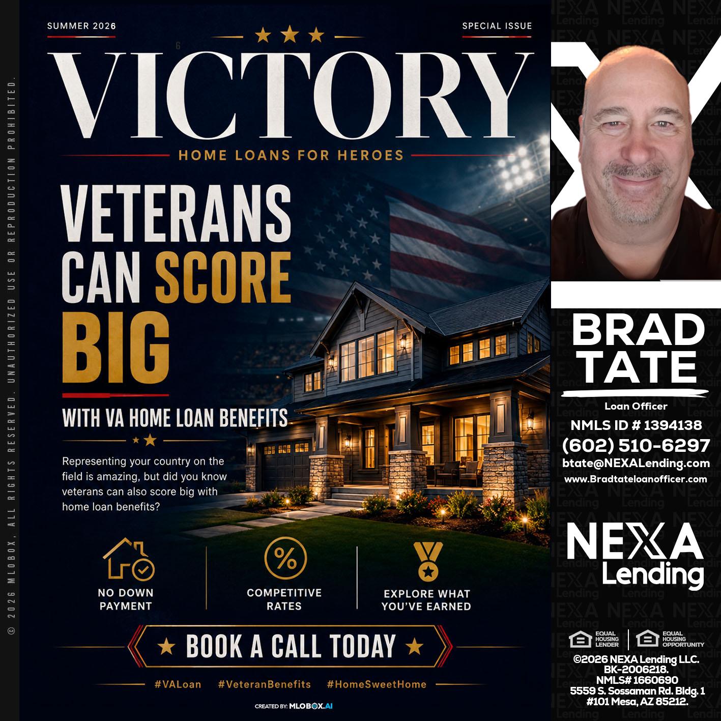 VICTORY - Brad Tate -Loan Officer