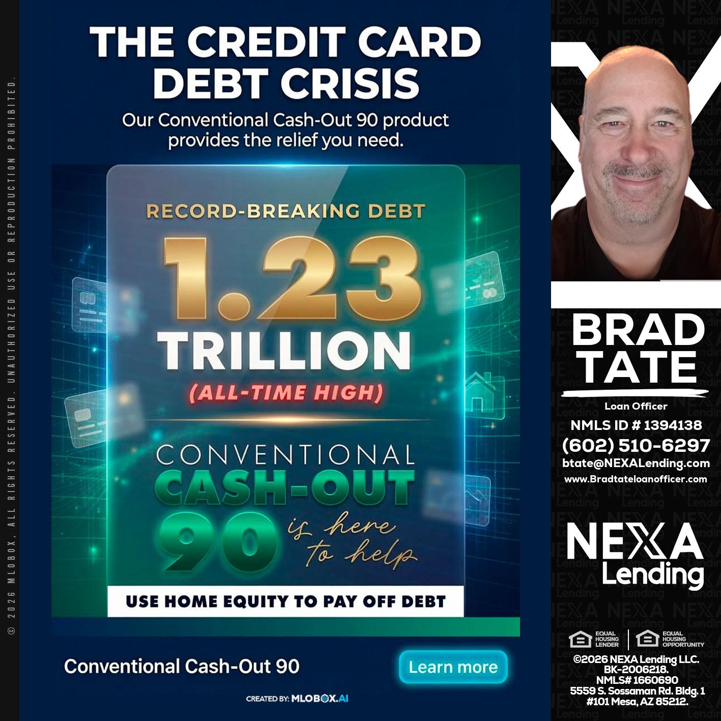 THE CREDIT CARD - Brad Tate -Loan Officer