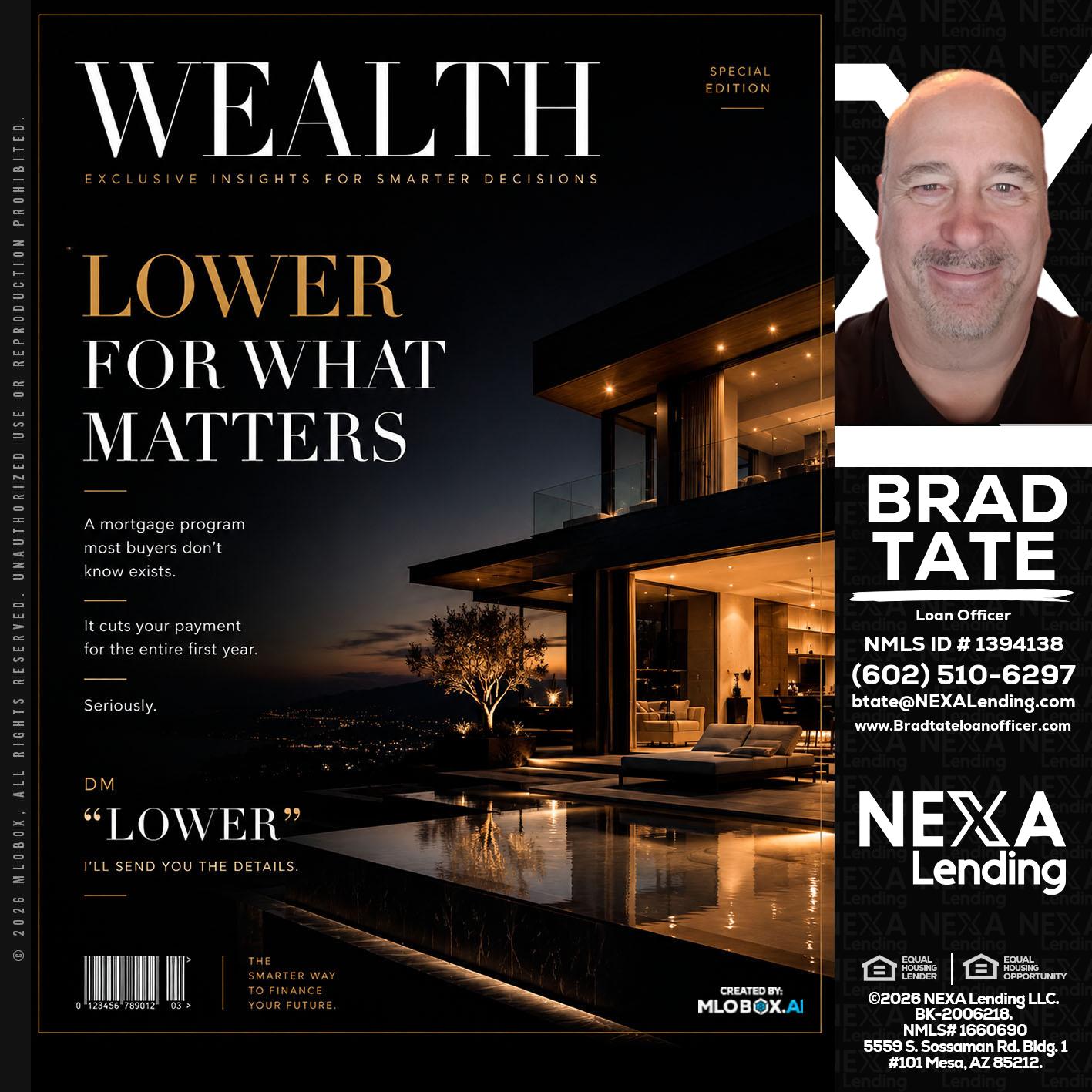 WEALTH - Brad Tate -Loan Officer